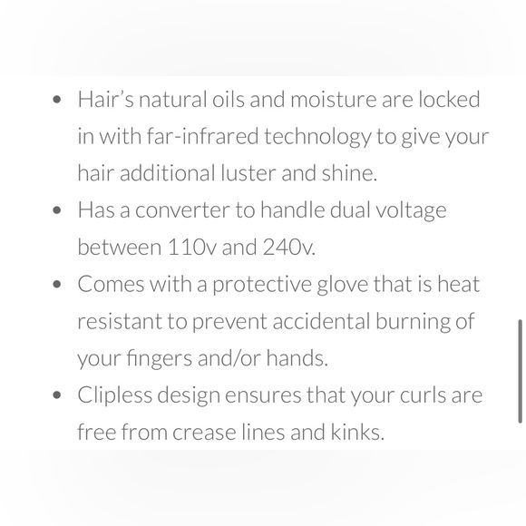 NuMe Reverse Curling Wand with Heat Resistant Glove -Like New ! - Picture 11 of 12